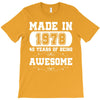 made in 1978 40 years of being awesome T-Shirt