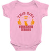 This Girl Loves Yorkshire Terriers Baby Onesie