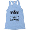 proud name 2018 senior Racerback Tank