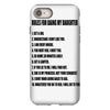 rules for dating my daughter shirt t shirt perfect father's gift iPhone 8