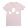 Chicken and Little Chick Ladies Fitted T-Shirt