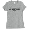 neuroscience humor Ladies Fitted T-Shirt