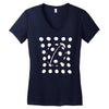 ladybird polker dot Women's V-Neck T-Shirt