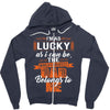 The world's greatest dad belongs to me Fathers Day Zipper Hoodie