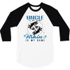 Uncle is my Name Fishing Is My Game 3/4 Sleeve Shirt