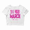 2018 Women's March On USA Crop Top