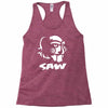 saw puppe horror Racerback Tank