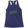 ask me about my llama Racerback Tank
