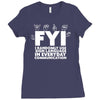 i use random sign language Ladies Fitted T-Shirt