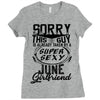 This Guy Is Taken By A Super Sexy June Girlfriend Ladies Fitted T-Shirt