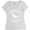 Auntiesaurus Women's Triblend Scoop T-shirt