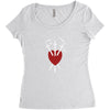 three of swords Women's Triblend Scoop T-shirt