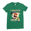 caregiver witch Ladies Fitted T-Shirt