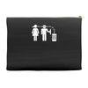 bla bla bla  fun shirt herrentag kult Accessory Pouches
