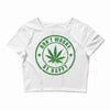 don't worry be happy Crop Top