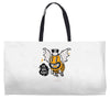 monster i will bee bat Weekender Totes