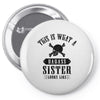 This Is What A Bad Ass Sister Looks Like Pin-back button