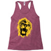 lion yellow Racerback Tank
