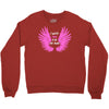 i wear pink for my mom Crewneck Sweatshirt