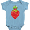 Kermit Strawberry Baby Bodysuit