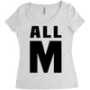 All M Women's Triblend Scoop T-shirt