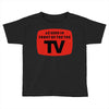 as seen in front of the the tv Toddler T-shirt