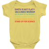 earth is not flat Baby Bodysuit