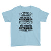 Real Kings Are Born On November 27 Youth Tee