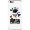 who loves miniatur schnauzer iPhone 6/6s Case