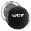 rain drop Pin-back button