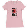 big brother is watching you party Ladies Fitted T-Shirt