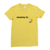Mommy To Bee Unknown Gender Ladies Fitted T-Shirt