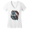 game of dragons Women's V-Neck T-Shirt