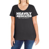 heavily medicated for your safety Ladies Curvy T-Shirt