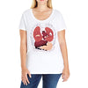 heart attack Ladies Curvy T-Shirt