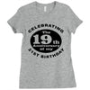 Funny 40th Birthday Ladies Fitted T-Shirt