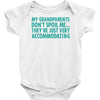 my grandparents are just accommodating Baby Onesie