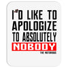 conor mcgregor apologize ufc mma notorious Mousepad