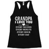 I Love You Grandpa Racerback Tank