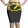 check engine light Pencil Skirts