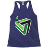puzzled putter Racerback Tank