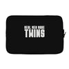 real men make twins Laptop sleeve