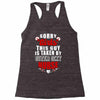 sorry girls this guy is taken by super sexy nurse Racerback Tank