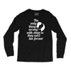 the only thing wrong with dogs Long Sleeve Shirts