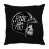 hi girl... ride with me! Throw Pillow