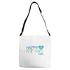 happy father day Adjustable Strap Totes