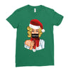 pop art christmas Ladies Fitted T-Shirt