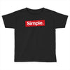 simple red Toddler T-shirt
