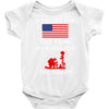We Stand For The Flag We Kneel For The Fallen Baby Bodysuit