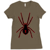 black widow spider Ladies Fitted T-Shirt
